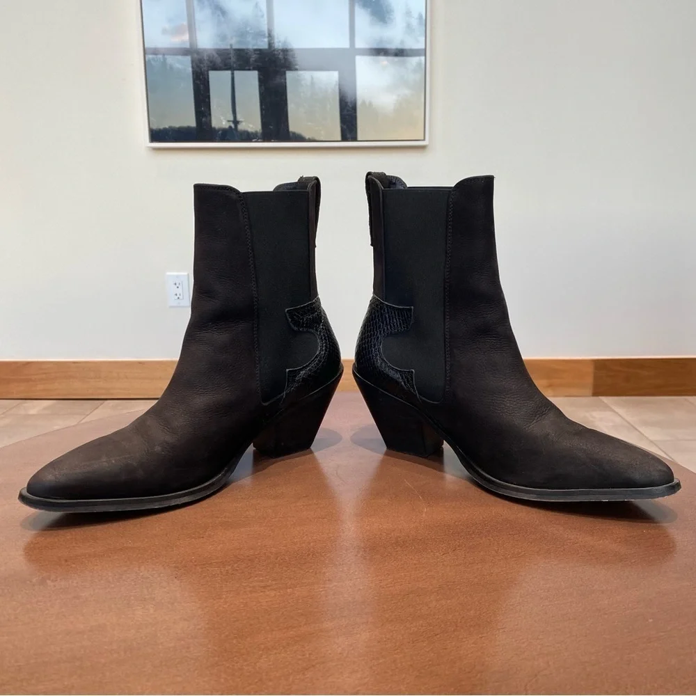 Allsaints Women's Black Sara Boots, Size EU 39/ US 8.5